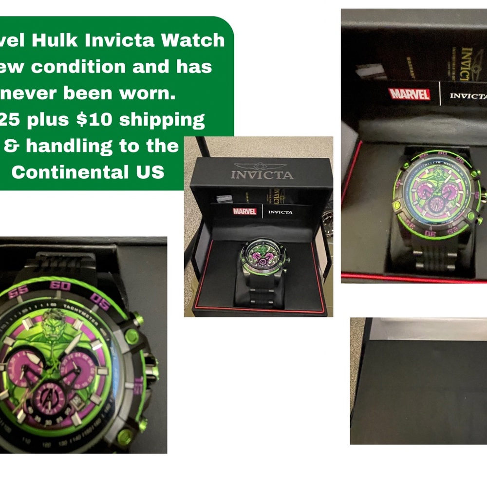 Men’s Invicta Watch - featuring The Hulk